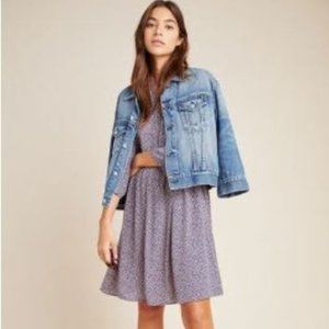 ❌SOLD❌ Maeve Blue Speckled Dress, Anthropologie